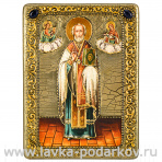 Икона "Святой Николай Мирликийский" 15 х 20 см