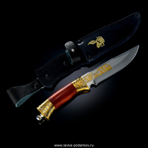 Нож сувенирный "Схватка в лесу" Златоуст, фотография 0. Интернет-магазин ЛАВКА ПОДАРКОВ