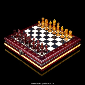 Шахматы эксклюзивные "Янтарные", фотография 0. Интернет-магазин ЛАВКА ПОДАРКОВ