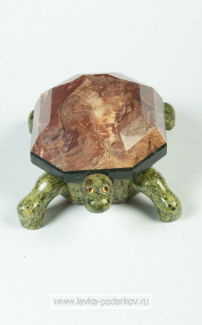 Шкатулка из камня "Черепаха", фотография 0. Интернет-магазин ЛАВКА ПОДАРКОВ