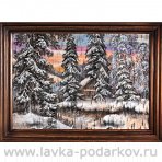 Картина "Зимний лес"