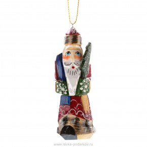 Деревянная резная игрушка "Дед мороз", фотография 0. Интернет-магазин ЛАВКА ПОДАРКОВ