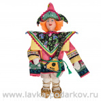 Коллекционная кукла ручной работы "Русский скоморошек"