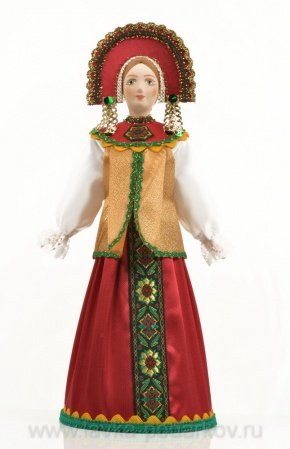 Кукла в традиционном праздничном девичьем костюме, фотография 0. Интернет-магазин ЛАВКА ПОДАРКОВ