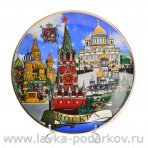 Сувенирная тарелка "Москва-коллаж" 