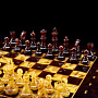 Шахматы янтарные "Янтарный гамбит", фотография 2. Интернет-магазин ЛАВКА ПОДАРКОВ