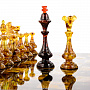 Шахматы с инкрустацией из янтаря и янтарными фигурами "Африка", фотография 12. Интернет-магазин ЛАВКА ПОДАРКОВ