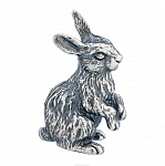 Статуэтка "Кролик". Серебро 925*