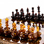 Шахматы с инкрустацией из янтаря и янтарными фигурами "Русские", фотография 10. Интернет-магазин ЛАВКА ПОДАРКОВ