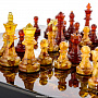 Шахматы с инкрустацией из янтаря и янтарными фигурами "Камелот", фотография 16. Интернет-магазин ЛАВКА ПОДАРКОВ