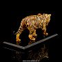 Скульптура из янтаря "Желтый тигр", фотография 5. Интернет-магазин ЛАВКА ПОДАРКОВ