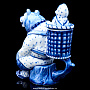 Чайник «Маша и медведь» Гжель, фотография 4. Интернет-магазин ЛАВКА ПОДАРКОВ