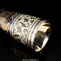 Рог для вина средний. Серебро 875, гравировка, чернение., фотография 3. Интернет-магазин ЛАВКА ПОДАРКОВ