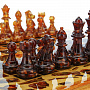 Шахматы с инкрустацией из янтаря и янтарными фигурами, фотография 5. Интернет-магазин ЛАВКА ПОДАРКОВ