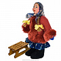 Коллекционная кукла ручной работы "Девочка с санками", фотография 2. Интернет-магазин ЛАВКА ПОДАРКОВ