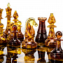 Шахматный ларец с инкрустацией и фигурами из янтаря, фотография 7. Интернет-магазин ЛАВКА ПОДАРКОВ