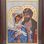 Икона в киоте "Святые Петр и Феврония" 27х22 см, фотография 3. Интернет-магазин ЛАВКА ПОДАРКОВ