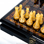 Шахматы-шашки с фигурами из янтаря "Амбассадор" 32х32 см, фотография 11. Интернет-магазин ЛАВКА ПОДАРКОВ