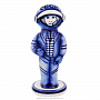 Фарфоровая статуэтка "Космонавт" Гжель , фотография 1. Интернет-магазин ЛАВКА ПОДАРКОВ