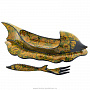 Комплект для рыбы "Судак" Хохлома, фотография 2. Интернет-магазин ЛАВКА ПОДАРКОВ