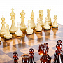 Шахматный ларец из капа с фигурами из янтаря, фотография 3. Интернет-магазин ЛАВКА ПОДАРКОВ