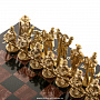 Шахматы из камня "Нефтяники" 40х40 см, фотография 9. Интернет-магазин ЛАВКА ПОДАРКОВ