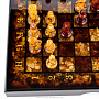 Шахматы с инкрустацией из янтаря и янтарными фигурами "Камелот", фотография 12. Интернет-магазин ЛАВКА ПОДАРКОВ