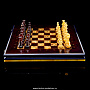 Шахматы в ларце с янтарными фигурами "Янтарный гамбит", фотография 7. Интернет-магазин ЛАВКА ПОДАРКОВ