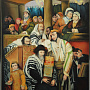 Шкатулка с художественной росписью "Еврейский портрет. В синагоге", фотография 2. Интернет-магазин ЛАВКА ПОДАРКОВ