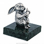 Статуэтка "Кролик с морковкой". Серебро 925*, фотография 4. Интернет-магазин ЛАВКА ПОДАРКОВ