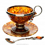 Чашка чайная "Виноград" 3 предмета, фотография 1. Интернет-магазин ЛАВКА ПОДАРКОВ