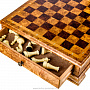 Шахматный ларец из капа с фигурами из янтаря, фотография 14. Интернет-магазин ЛАВКА ПОДАРКОВ