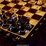 Шахматы в ларце с янтарными фигурами "Янтарный гамбит", фотография 5. Интернет-магазин ЛАВКА ПОДАРКОВ