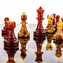 Шахматы с инкрустацией из янтаря и янтарными фигурами "Камелот", фотография 15. Интернет-магазин ЛАВКА ПОДАРКОВ