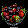 Стеклянный салатник "SELENA" 830 мл, фотография 3. Интернет-магазин ЛАВКА ПОДАРКОВ