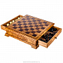 Шахматный ларец из капа с фигурами из янтаря, фотография 15. Интернет-магазин ЛАВКА ПОДАРКОВ