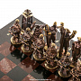 Шахматы из камня "Нефтяники" 40х40 см, фотография 2. Интернет-магазин ЛАВКА ПОДАРКОВ