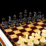Шахматы в ларце с янтарными фигурами "Кристалл", фотография 3. Интернет-магазин ЛАВКА ПОДАРКОВ