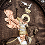 Деревянная резная икона "Георгий Победоносец" 30х22 см, фотография 3. Интернет-магазин ЛАВКА ПОДАРКОВ