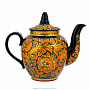 Чайный сервиз на 6 персон "Цветы". Хохлома, фотография 4. Интернет-магазин ЛАВКА ПОДАРКОВ