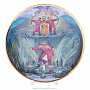 Сувенирная тарелка "Царевна-лягушка" 19 см, фотография 1. Интернет-магазин ЛАВКА ПОДАРКОВ