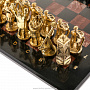 Шахматы из камня "Нефтяники" 40х40 см, фотография 5. Интернет-магазин ЛАВКА ПОДАРКОВ