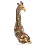 Шкатулка "Большой лежачий жираф". Традиции Фаберже, фотография 3. Интернет-магазин ЛАВКА ПОДАРКОВ