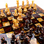Шахматы с инкрустацией из янтаря и янтарными фигурами "Дебют", фотография 7. Интернет-магазин ЛАВКА ПОДАРКОВ