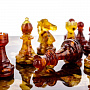 Шахматы с инкрустацией из янтаря и янтарными фигурами "Камелот", фотография 19. Интернет-магазин ЛАВКА ПОДАРКОВ