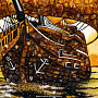 Картина янтарная "Корабль-парусник" 60х80 см, фотография 4. Интернет-магазин ЛАВКА ПОДАРКОВ