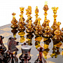 Шахматы с инкрустацией из янтаря и янтарными фигурами "Африка", фотография 2. Интернет-магазин ЛАВКА ПОДАРКОВ
