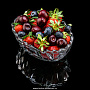 Стеклянный салатник "ANANAS", фотография 3. Интернет-магазин ЛАВКА ПОДАРКОВ