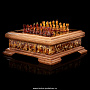 Шахматный ларец с фигурами из янтаря, фотография 1. Интернет-магазин ЛАВКА ПОДАРКОВ