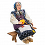 Коллекционные куклы ручной работы "Дед с бабкой на лавочке", фотография 5. Интернет-магазин ЛАВКА ПОДАРКОВ